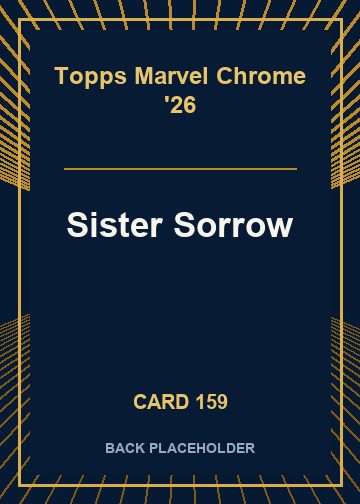 Sister Sorrow back card image