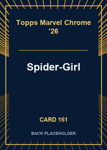 Spider-Girl back card image