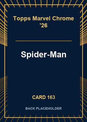 Spider-Man back card image