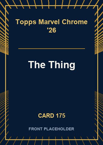 The Thing card thumbnail