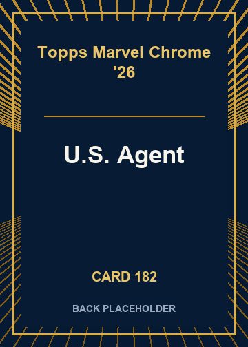 U.S. Agent back card image