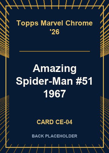 Amazing Spider-Man #51 1967 back card image