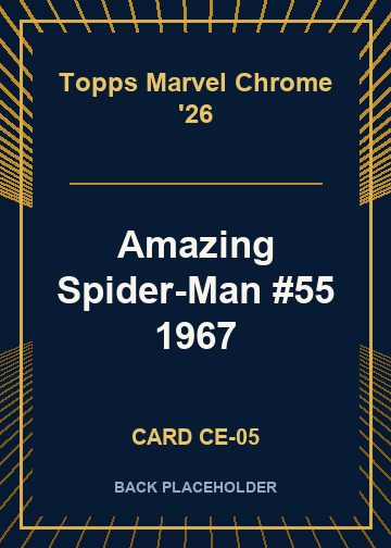 Amazing Spider-Man #55 1967 back card image