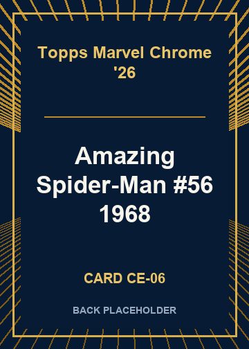Amazing Spider-Man #56 1968 back card image