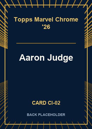 Aaron Judge back card image