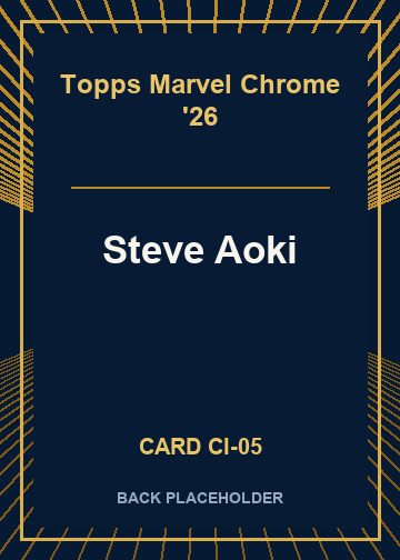 Steve Aoki back card image