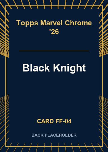 Black Knight back card image
