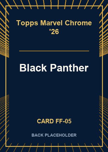 Black Panther back card image