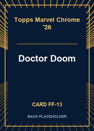 Doctor Doom back card image