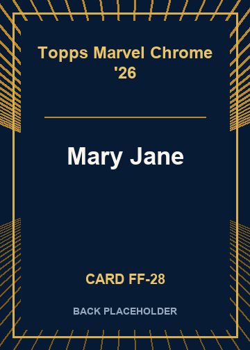 Mary Jane back card image