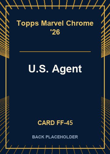 U.S. Agent back card image
