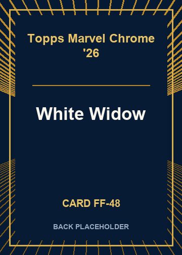 White Widow back card image