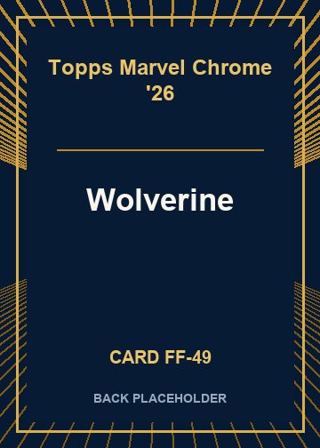 Wolverine back card image