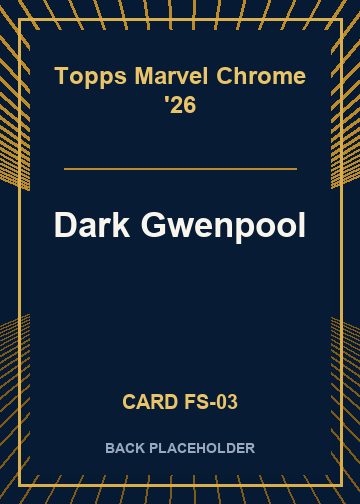 Dark Gwenpool back card image