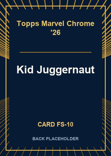Kid Juggernaut back card image