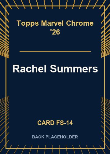 Rachel Summers back card image