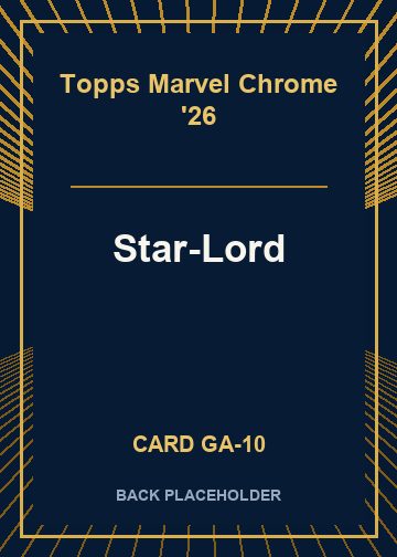 Star-Lord back card image