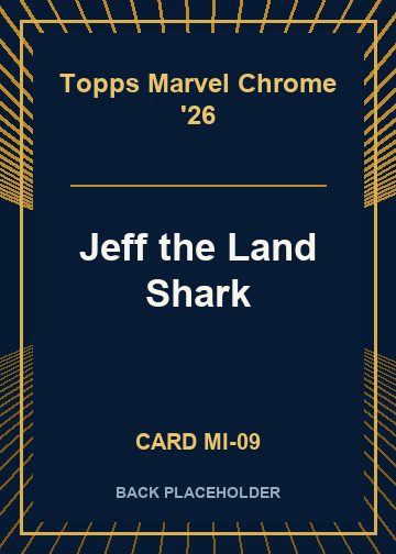 Jeff the Land Shark back card image