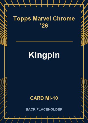 Kingpin back card image