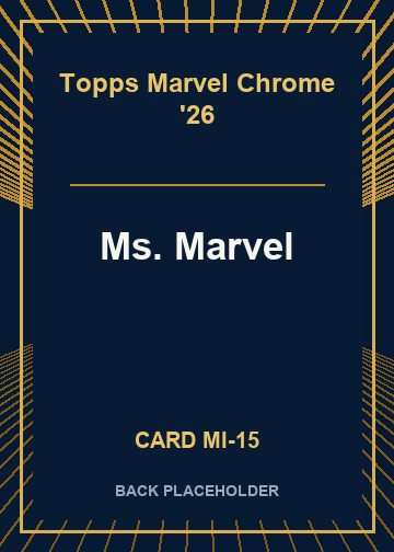Ms. Marvel back card image