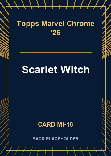Scarlet Witch back card image