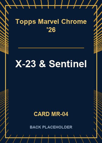 X-23 & Sentinel back card image