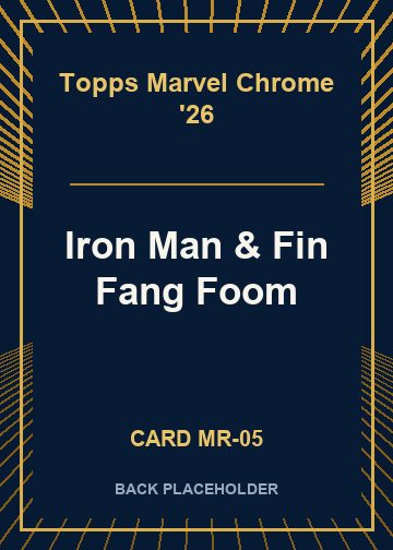 Iron Man & Fin Fang Foom back card image