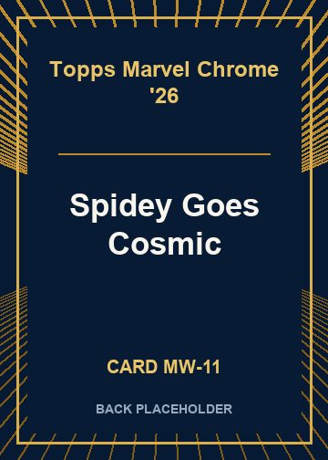 Spidey Goes Cosmic back card image