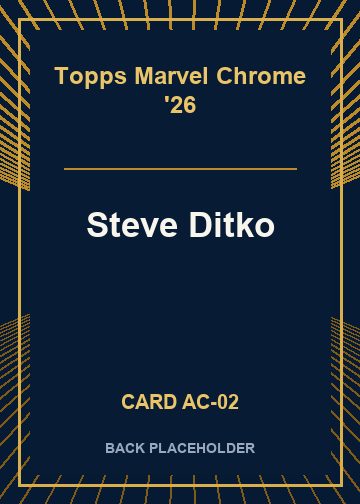 Steve Ditko back card image