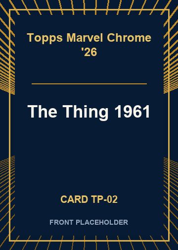 The Thing 1961 card thumbnail