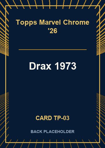Drax 1973 back card image