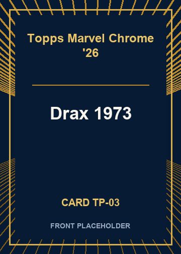 Drax 1973 front card image