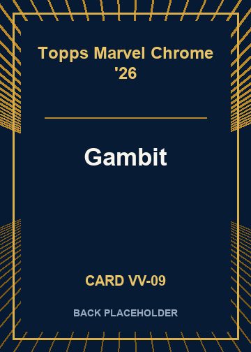 Gambit back card image