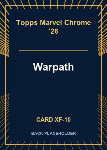 Warpath back card image