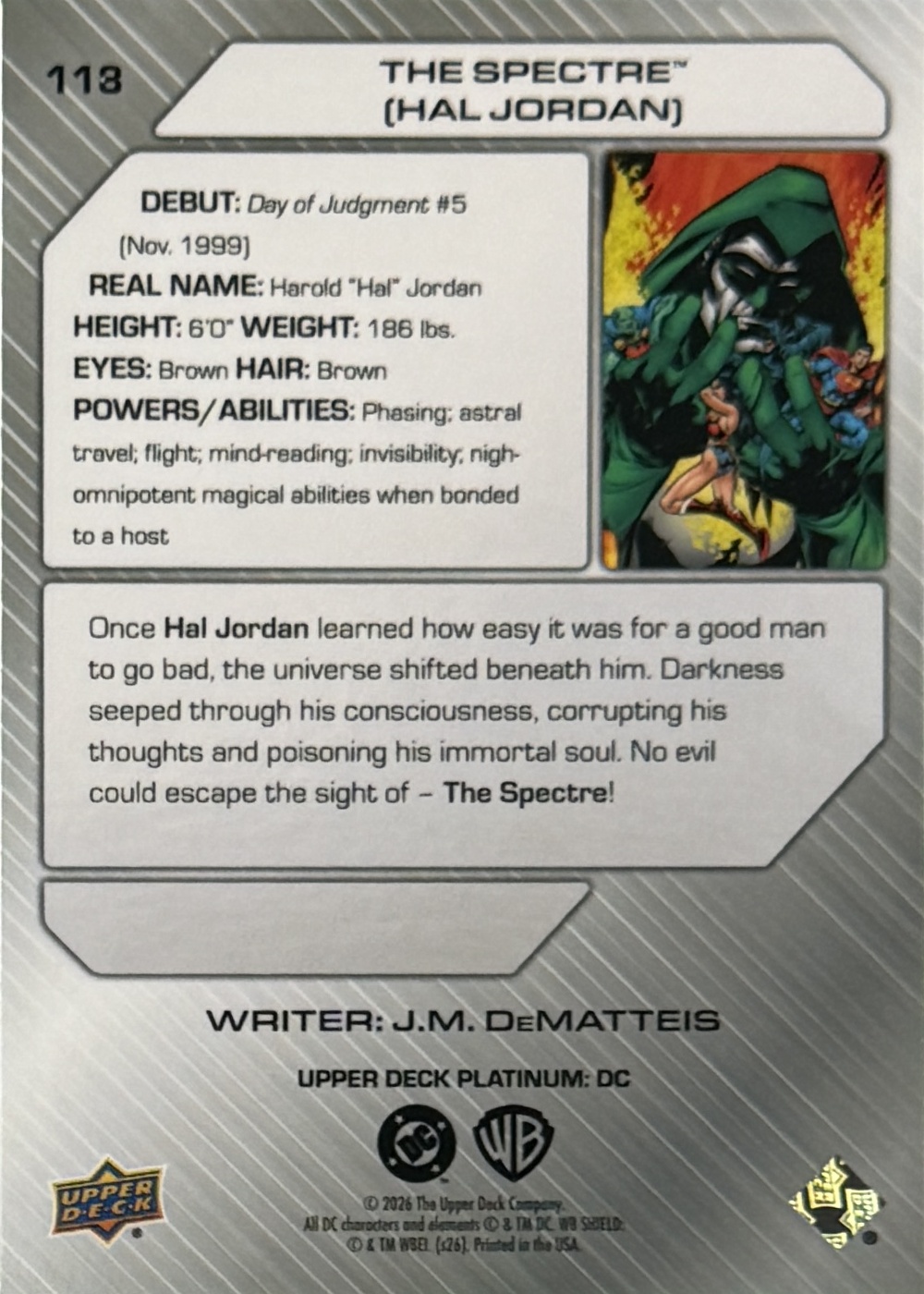 Spectre back card image