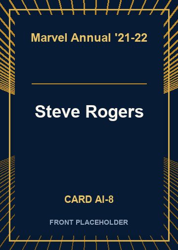 Steve Rogers card thumbnail
