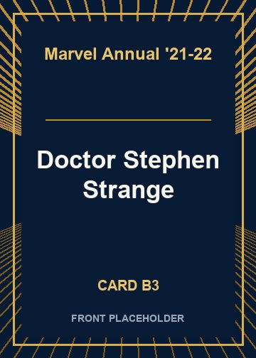 Doctor Stephen Strange card thumbnail