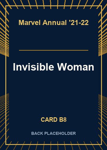 Invisible Woman back card image