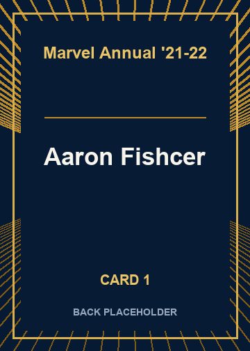 Aaron Fishcer back artwork