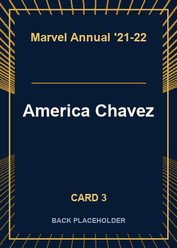 America Chavez back artwork