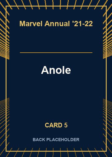 Anole back artwork