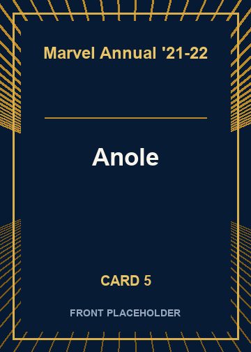 Anole front artwork