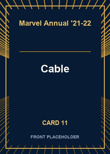 Cable front artwork
