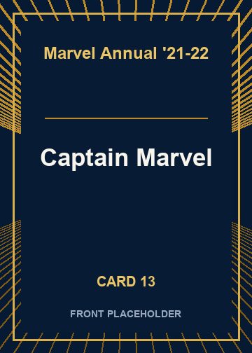 Captain Marvel front artwork