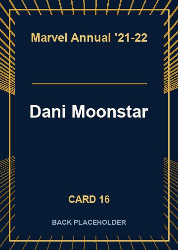 Dani Moonstar back artwork