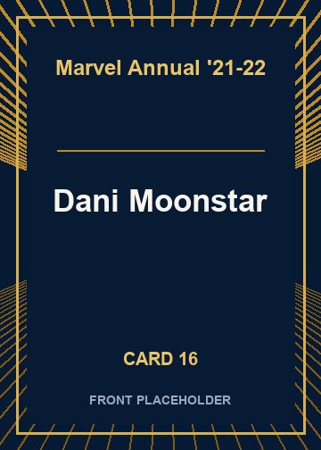 Dani Moonstar front artwork