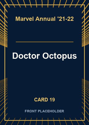 Doctor Octopus front artwork