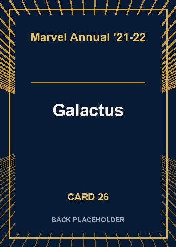 Galactus back artwork