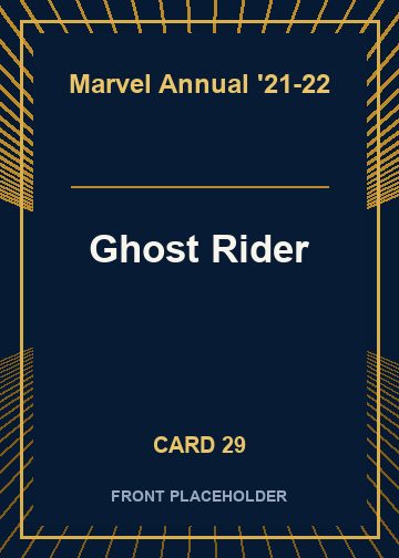 Ghost Rider front artwork