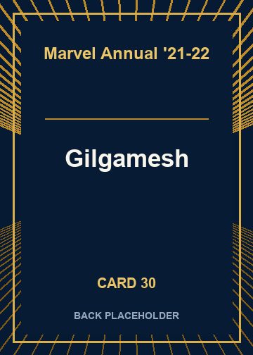 Gilgamesh back artwork